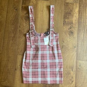 Forever 21 Pink Plaid Dress size M